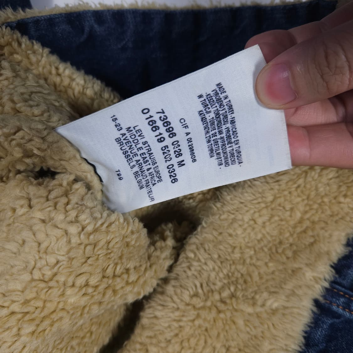 리바이스 쉐르파 데님 트러커 자켓 상품이미지7