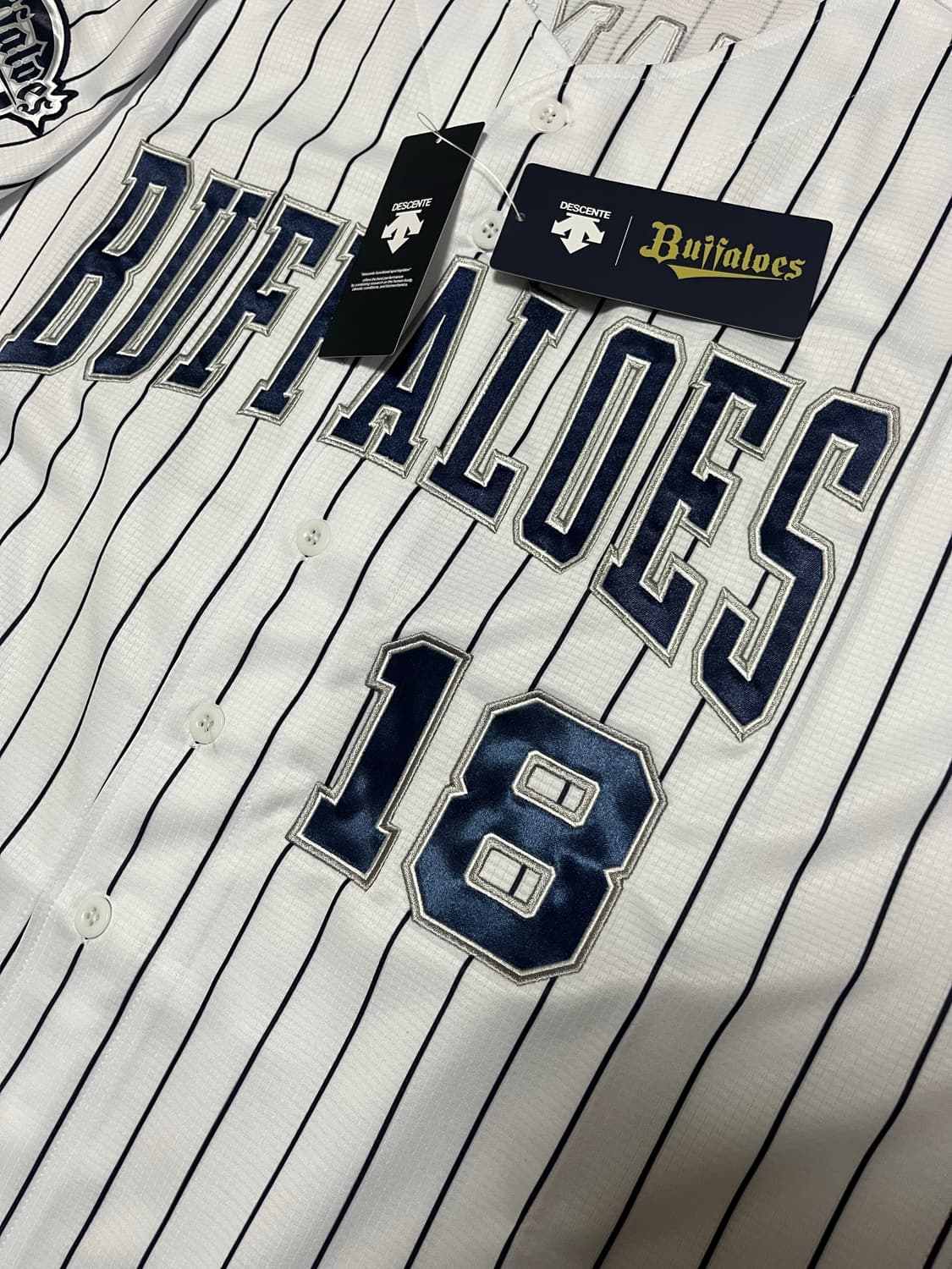 데상트 야마모토 요시노부 오릭스 버팔로스 홈 얼트 정품 유니폼 상품이미지3