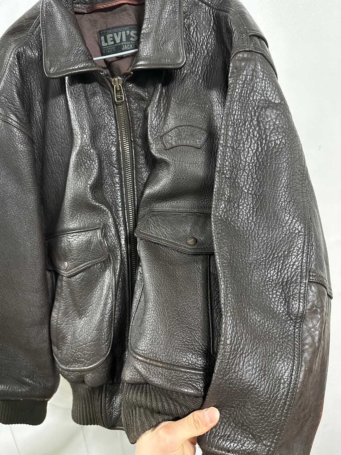 리바이스 80S 램스킨 A-2 자켓 상품이미지3