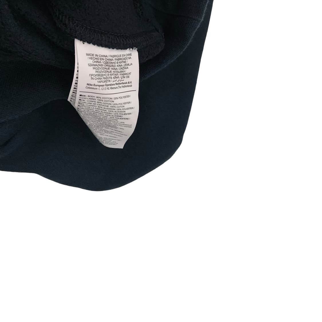 나이키 블랙 스우시 후드티 상품이미지4