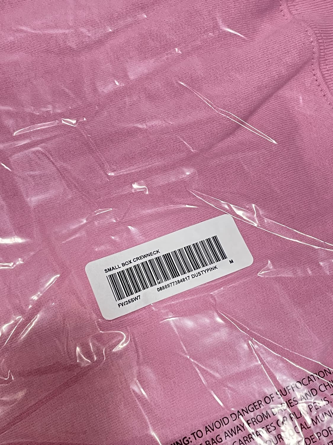 Supreme 25fw small box crewneck pink M 상품이미지5