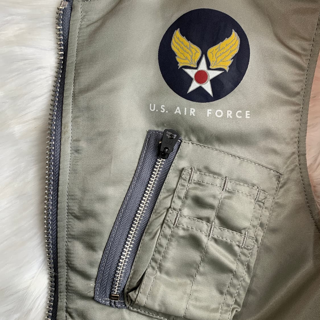 U.S AIR FORCE 패딩 조끼 1659 상품이미지6