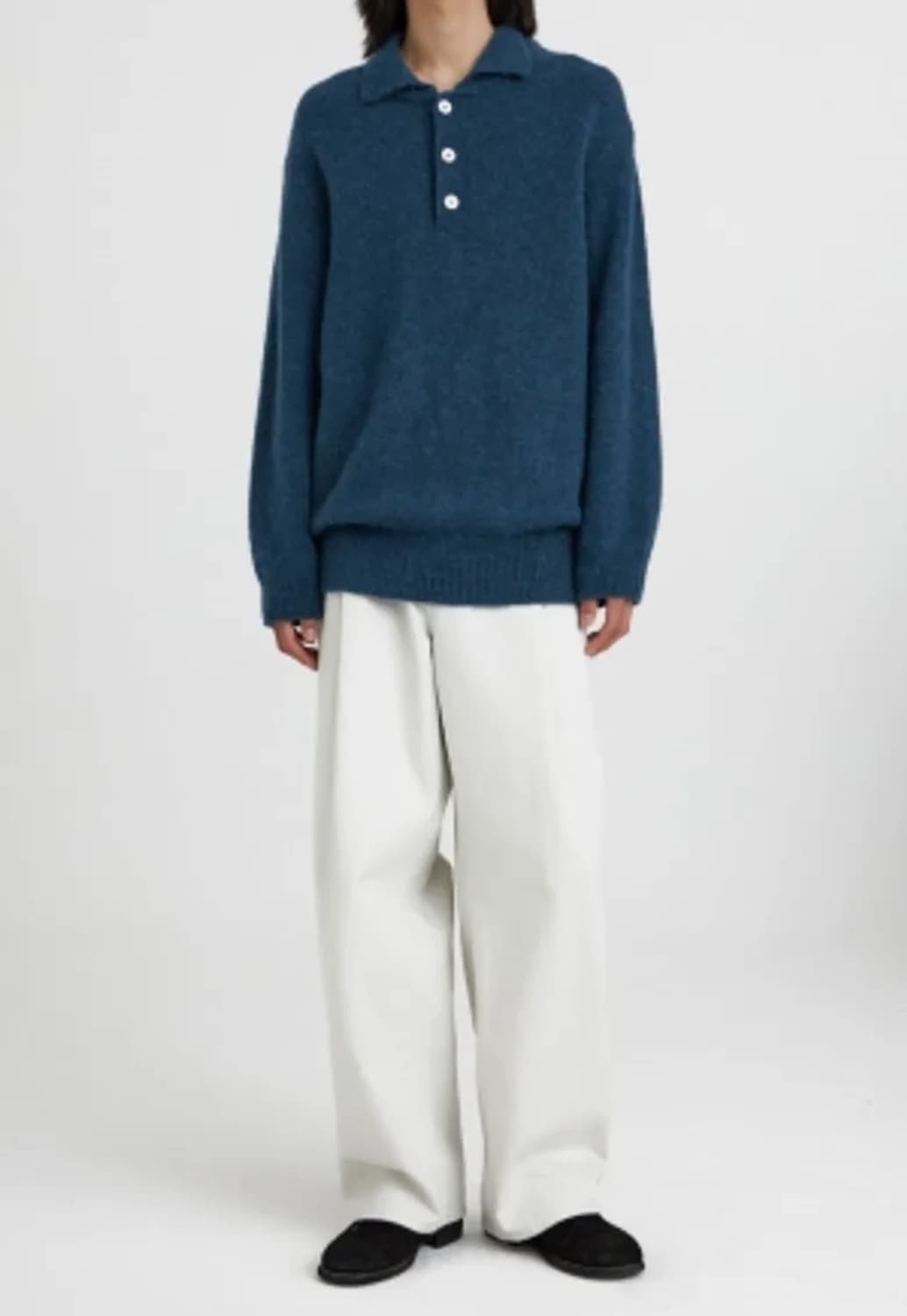 유스 22FW Oversized Knit Collar Sweater 상품이미지1