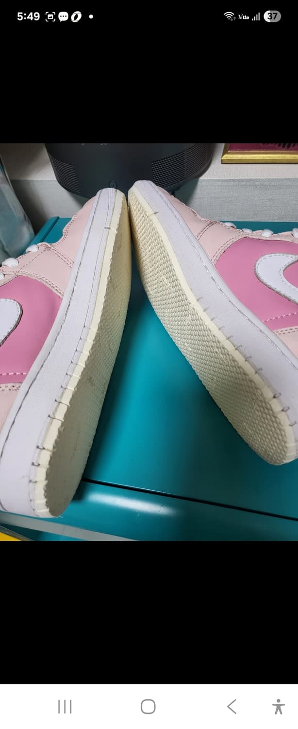 '초리미티드에디션'(협의)디올×나이키 에어조던 1 하이 핑크 디올 콜라보 상품이미지7