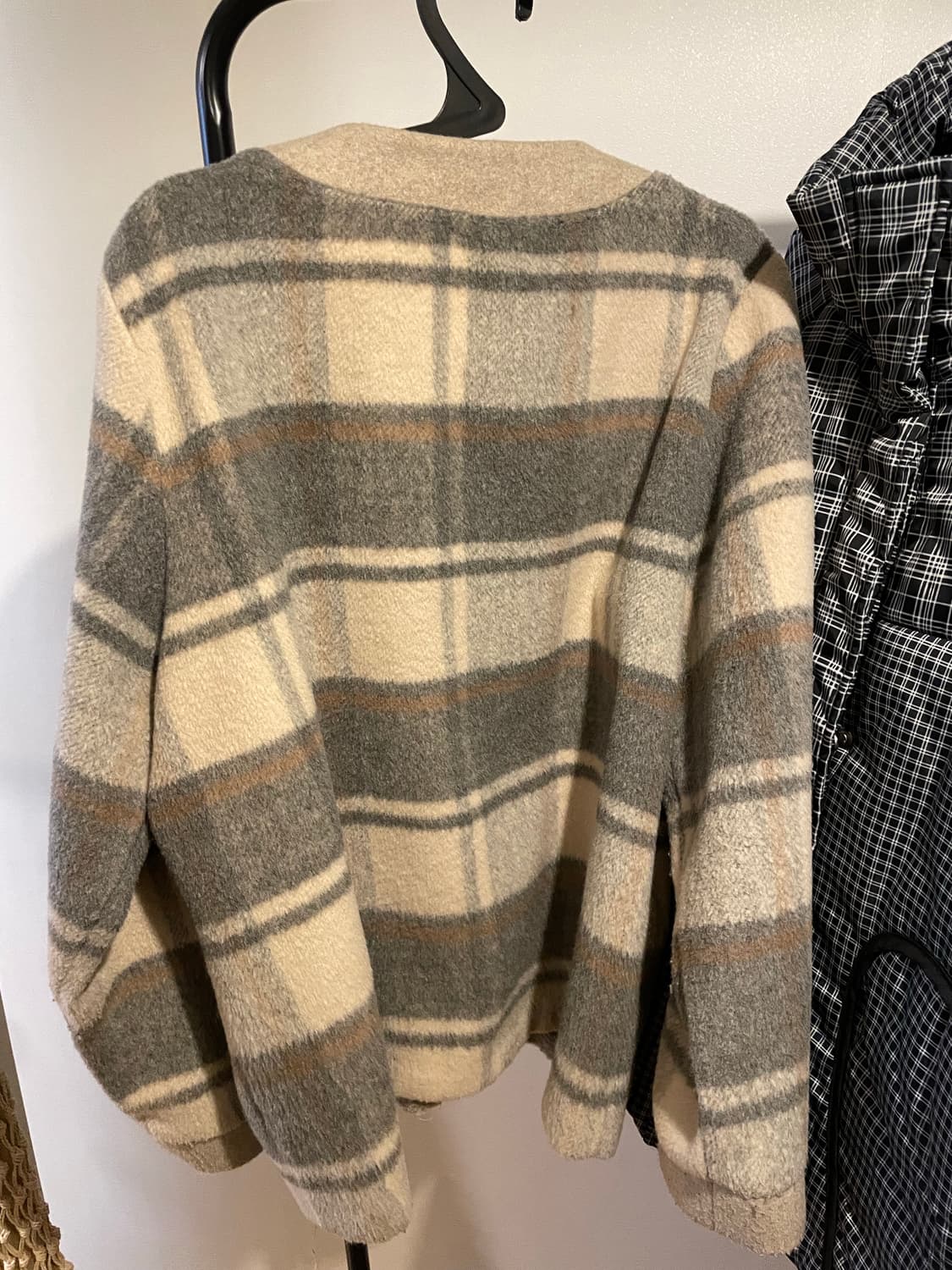 체크패턴 가디건 상품이미지3