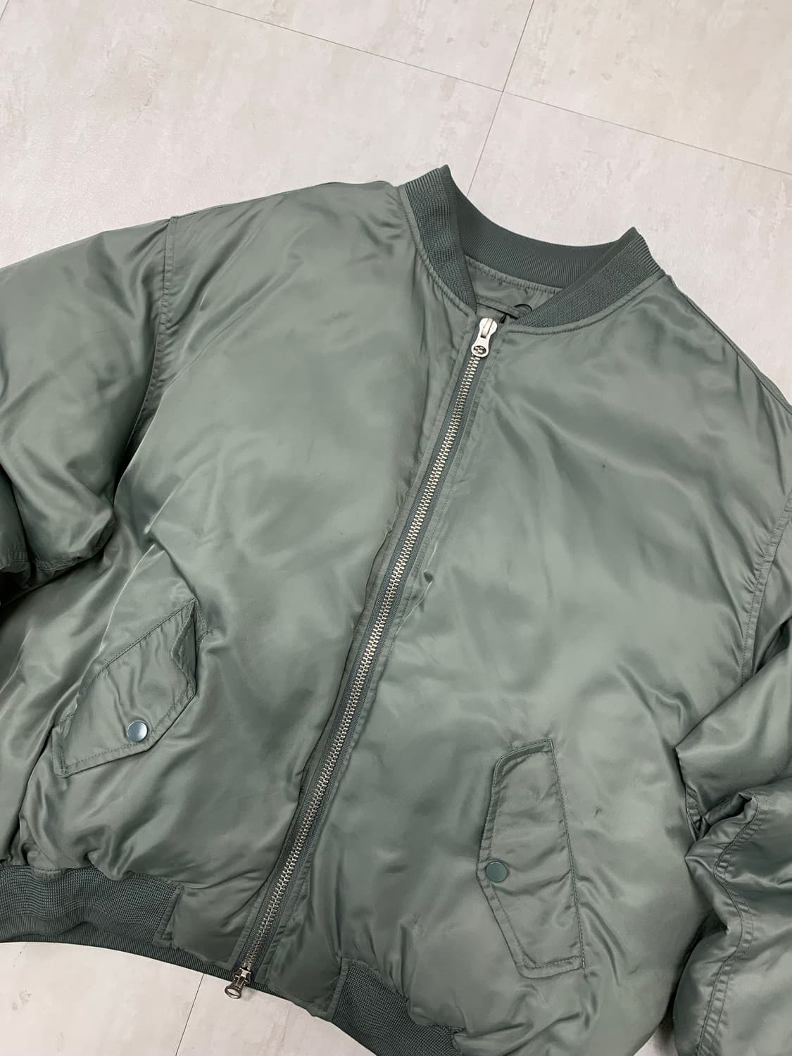 카키 항공 점퍼#18 상품이미지2