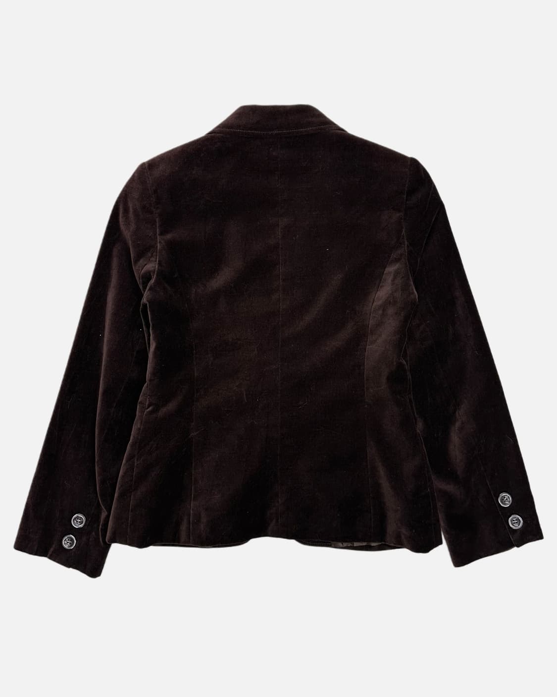 brown velvet 1-button blazer 상품이미지3