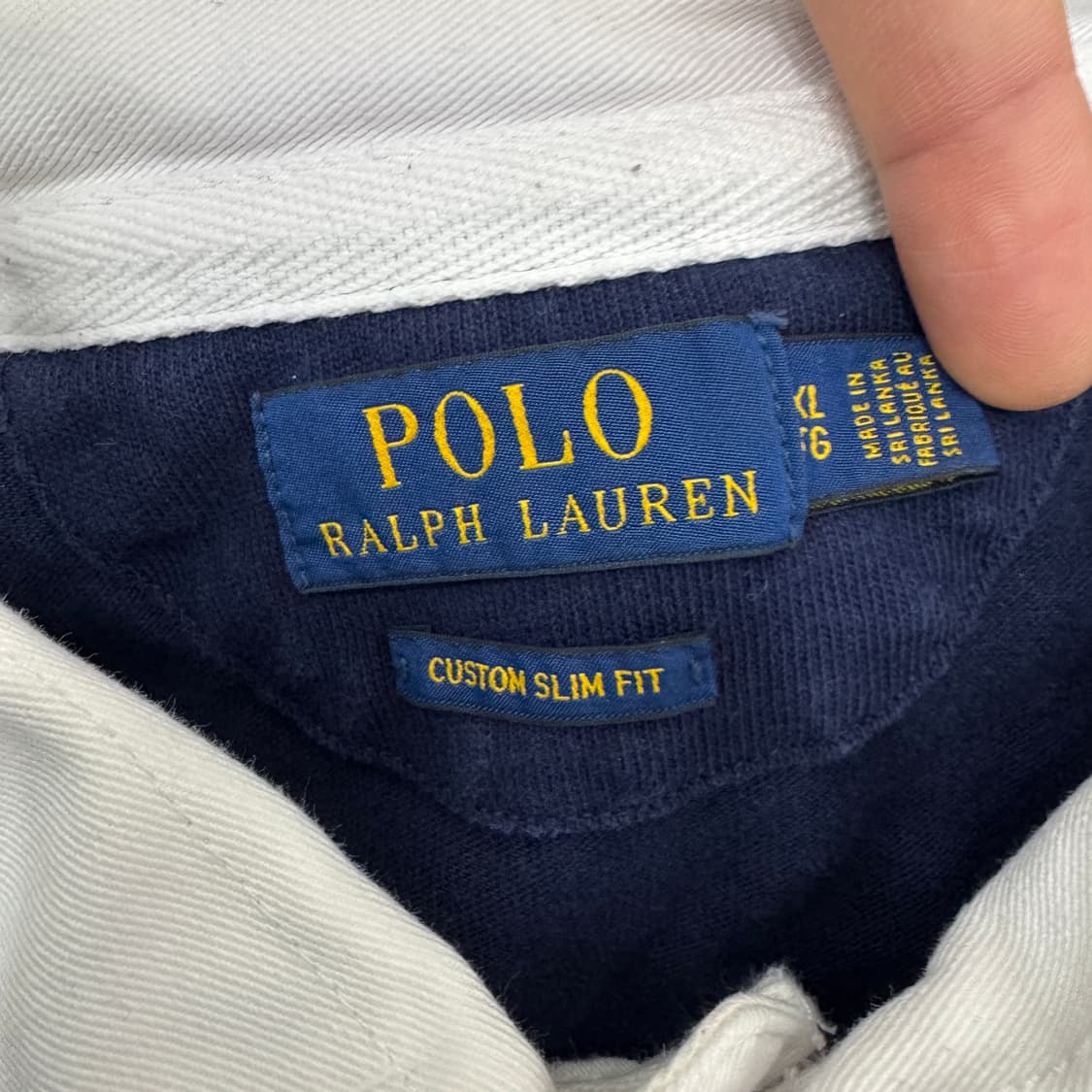 XL 폴로 랄프로렌 네이비 카라 티셔츠  상품이미지5