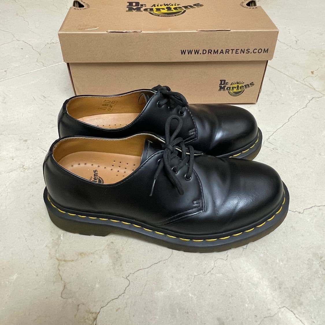 (240)닥터마틴 1461 스무스 블랙 uk5 상품이미지5