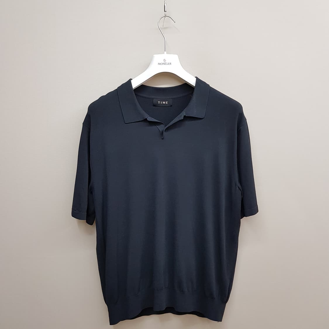 한섬 타임옴므 2023 반팔 카라 니트 110사이즈 상품이미지1