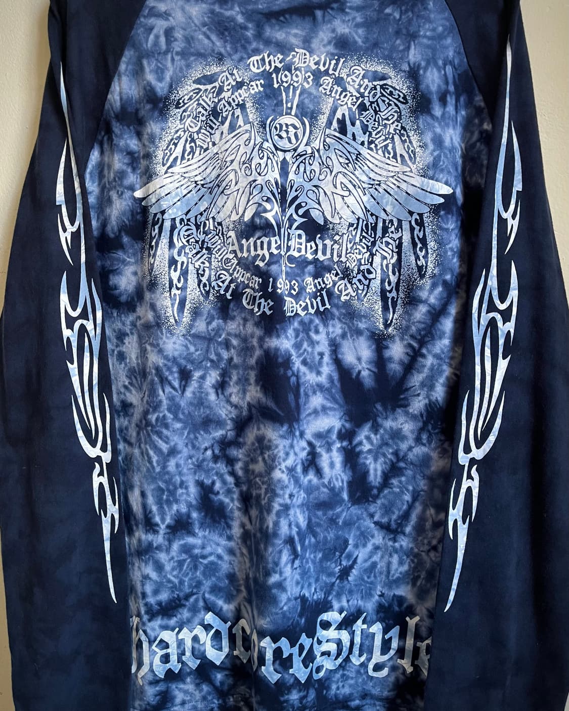 Vintage Tribal Flame Tie-Dye Long Sleeve 상품이미지8