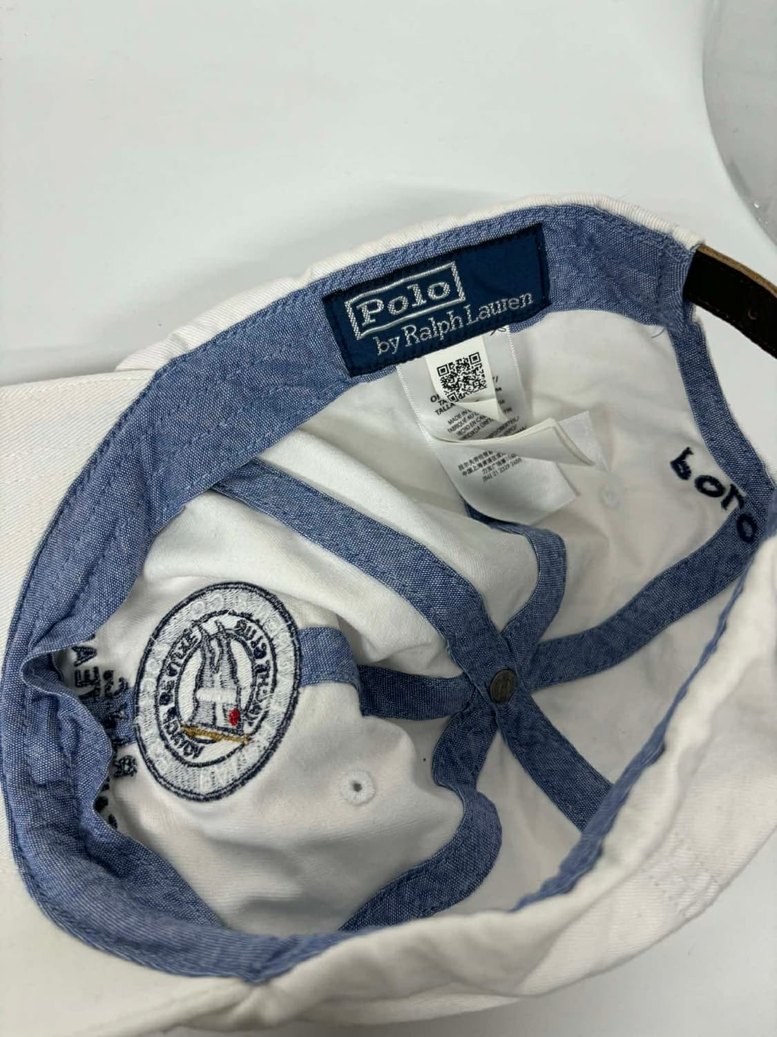 폴로 랄프로렌 현행QR 노티컬 트윌 볼캡 상품이미지6