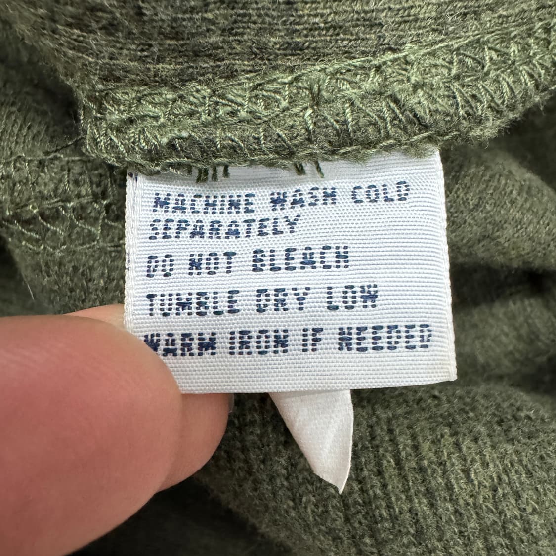 폴로 포니 카키 코튼 니트집업 상품이미지5