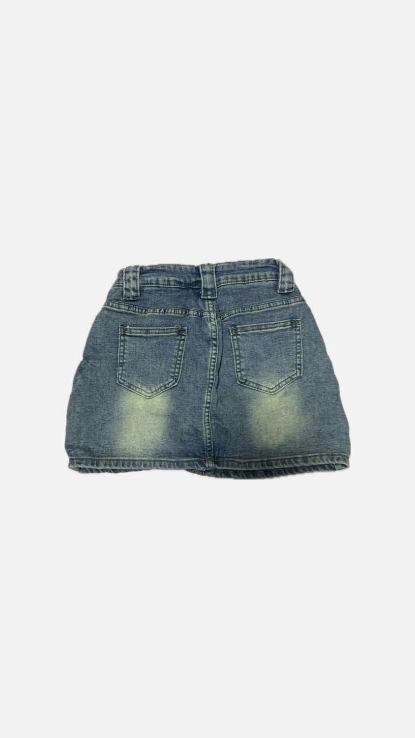 빈티지 워싱 데님 포켓 미니스커트 상품이미지2