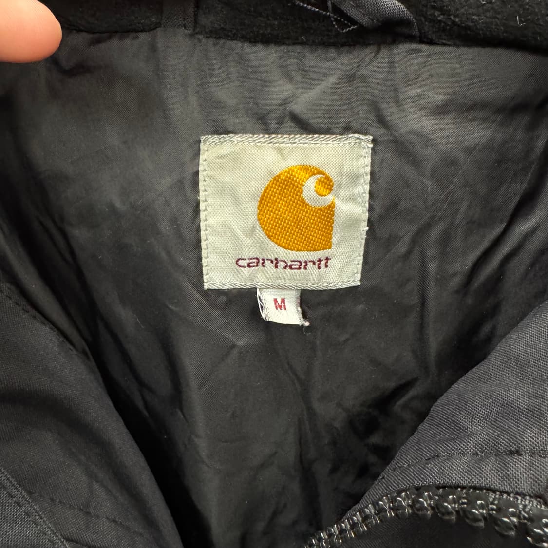 00s 칼하트 알래스카 다운 후드 패딩 자켓 투포켓 포인트 블랙 상품이미지6