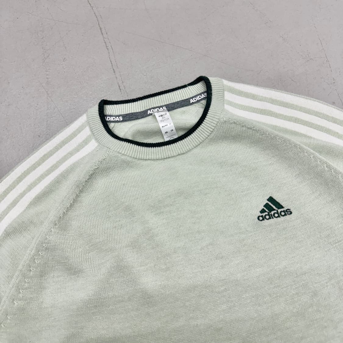 아디다스 삼선 민트 색감 니트  상품이미지3