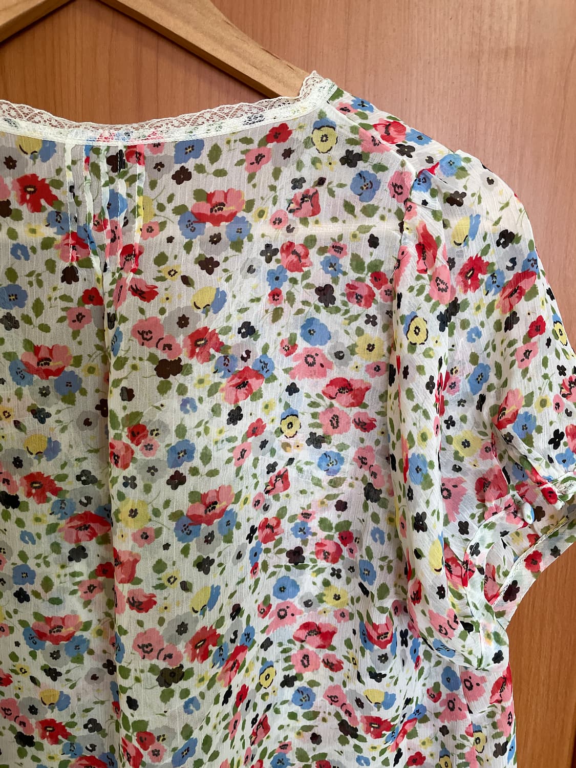 하구미st 꽃블라우스 상품이미지2