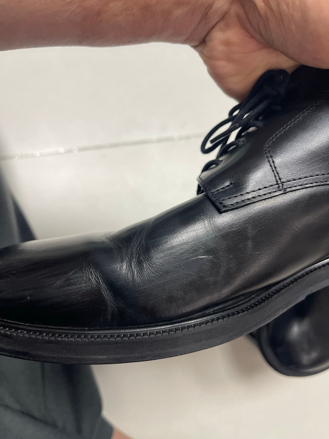 수제화 브랜드 오뷔제(OVJE) 더비 비브람창 블랙 280 상품이미지6