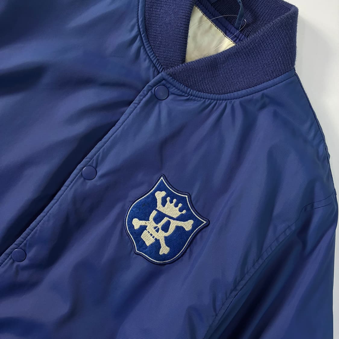 Stussy  스투시 00,s 크라운 스컬패치 바시티 자켓   상품이미지5