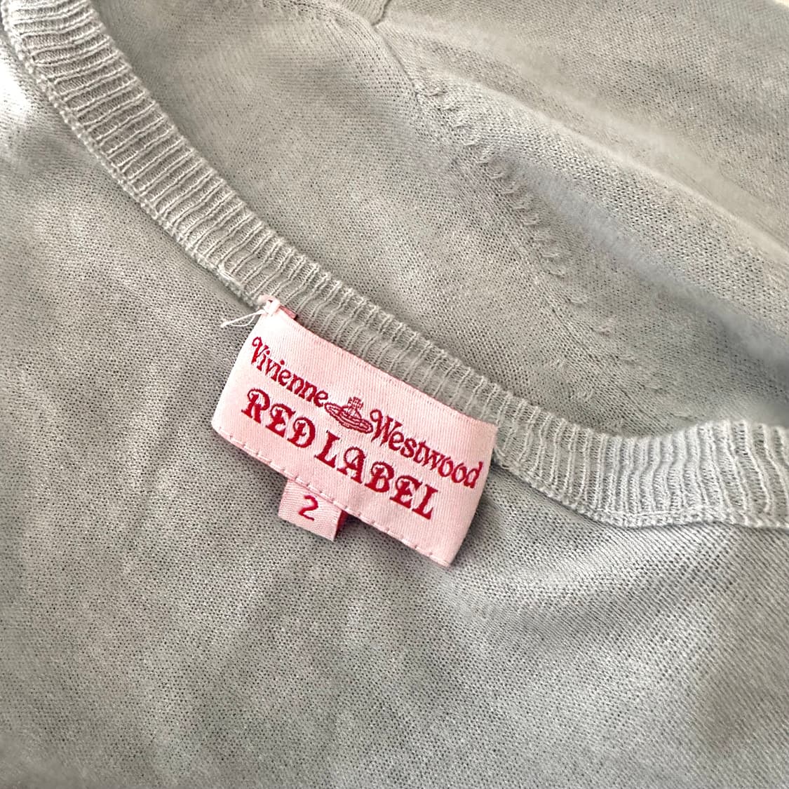 비비안웨스트우드 레드라벨 orb 로고 가디건 상품이미지7