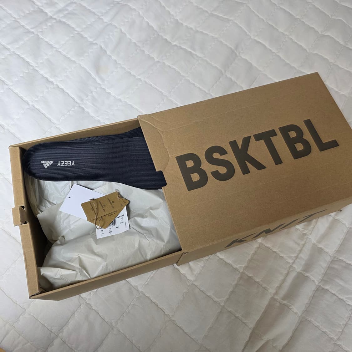 (새상품) 아디다스 이지 베스킷볼 니트 슬레이트 블루 285사이즈 상품이미지6