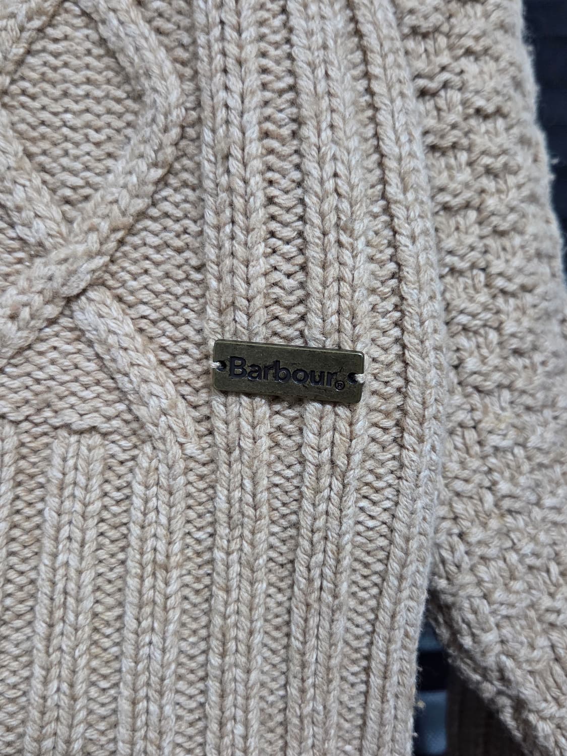 [바버] 블레이던 램스울 케이블 니트 | 00193 상품이미지6