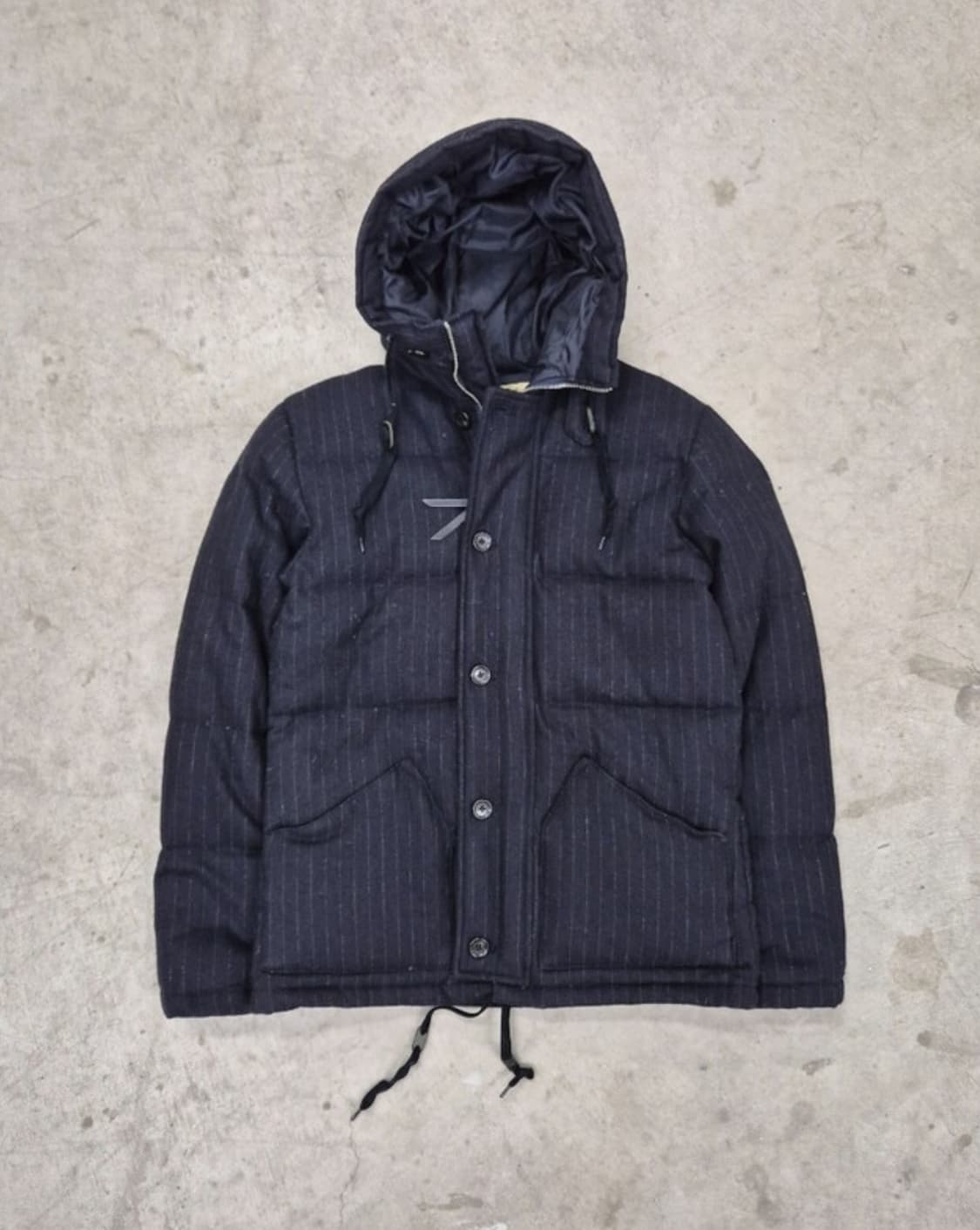 JOURNAL STANDARD, PINSTRIPE HOOD PUFFER  상품이미지2