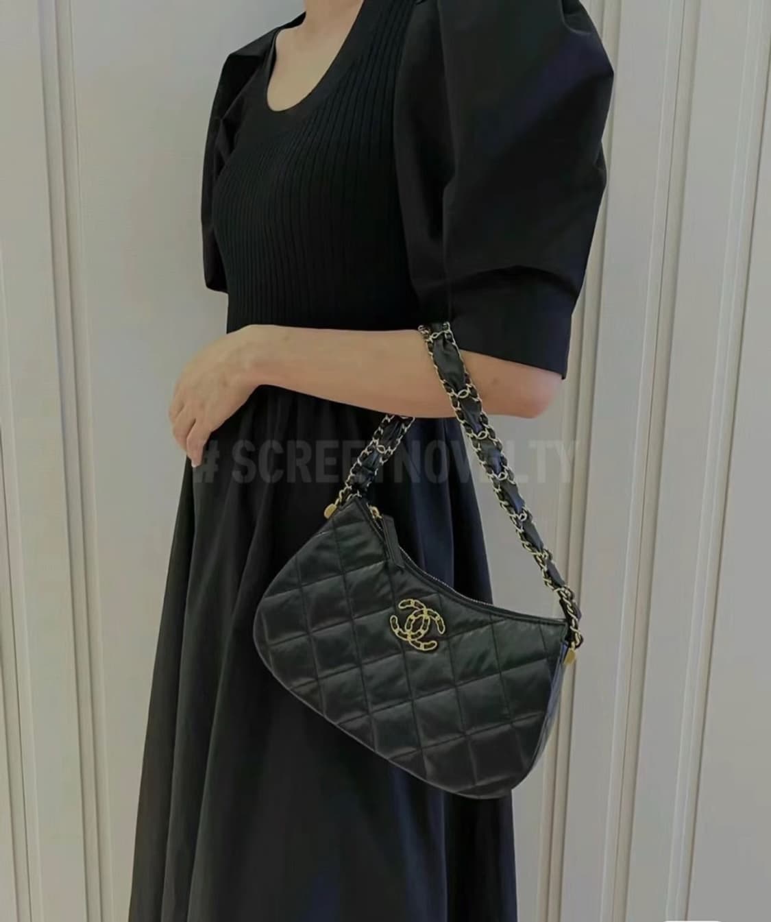샤넬뷰티 램스킨 골드체인 호보백 퀄팅 숄더백 VIP 상품이미지10
