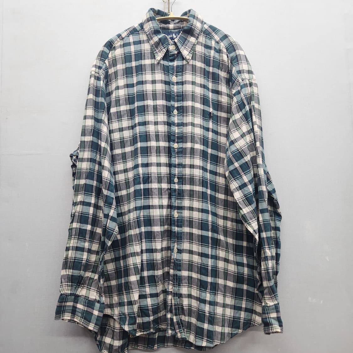 폴로랄프로렌 플란넬 체크 셔츠 L(2XL) 상품이미지1