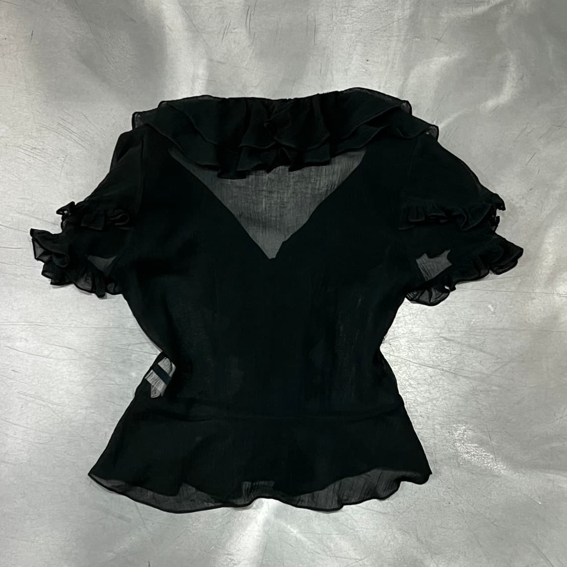  폴로랄프로렌 프릴 하프 블라우스 y15998 상품이미지2