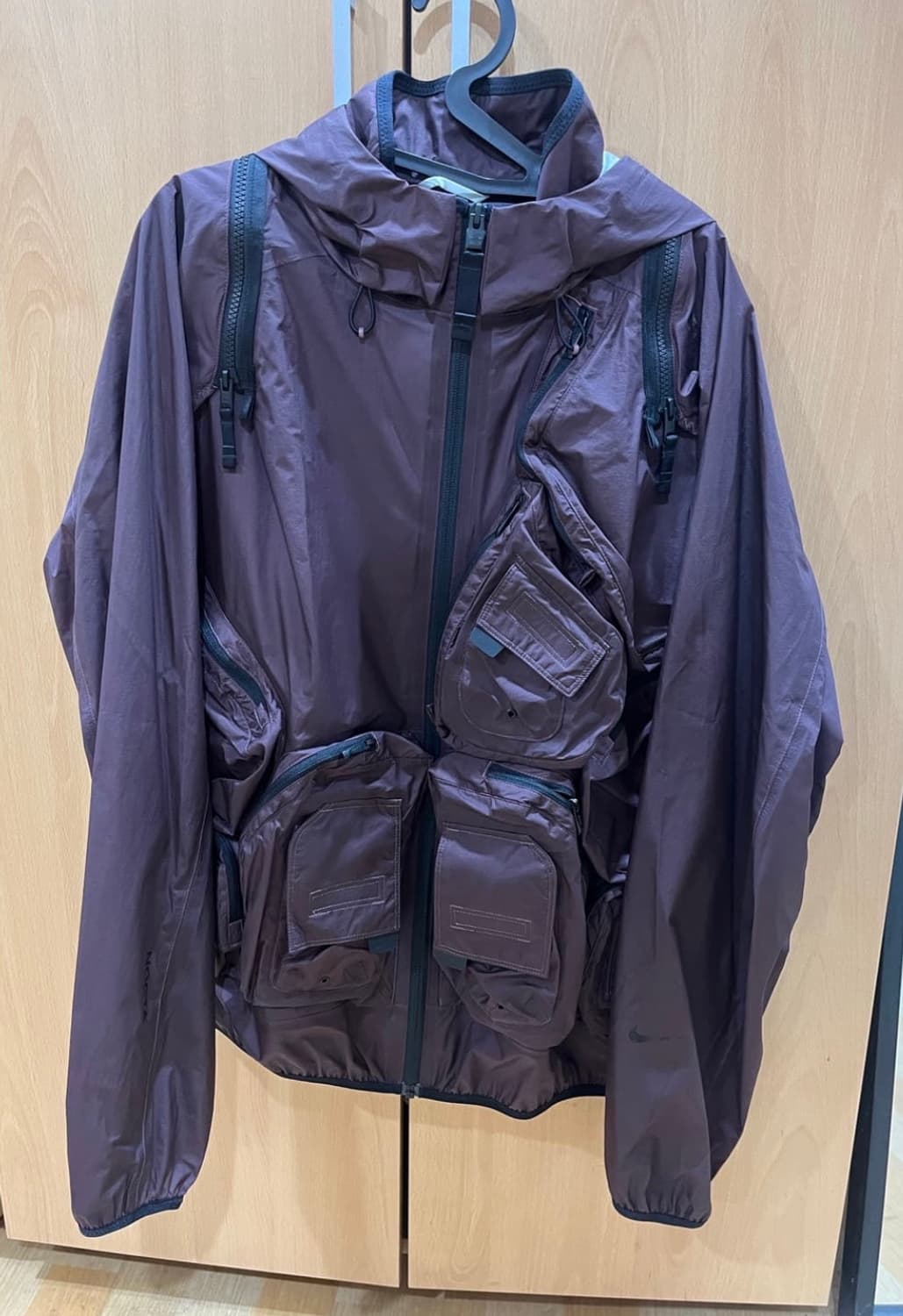 나이키 x 트레이크 녹타 NRG LR 트랙 자켓 다크 와인 L 상품이미지2