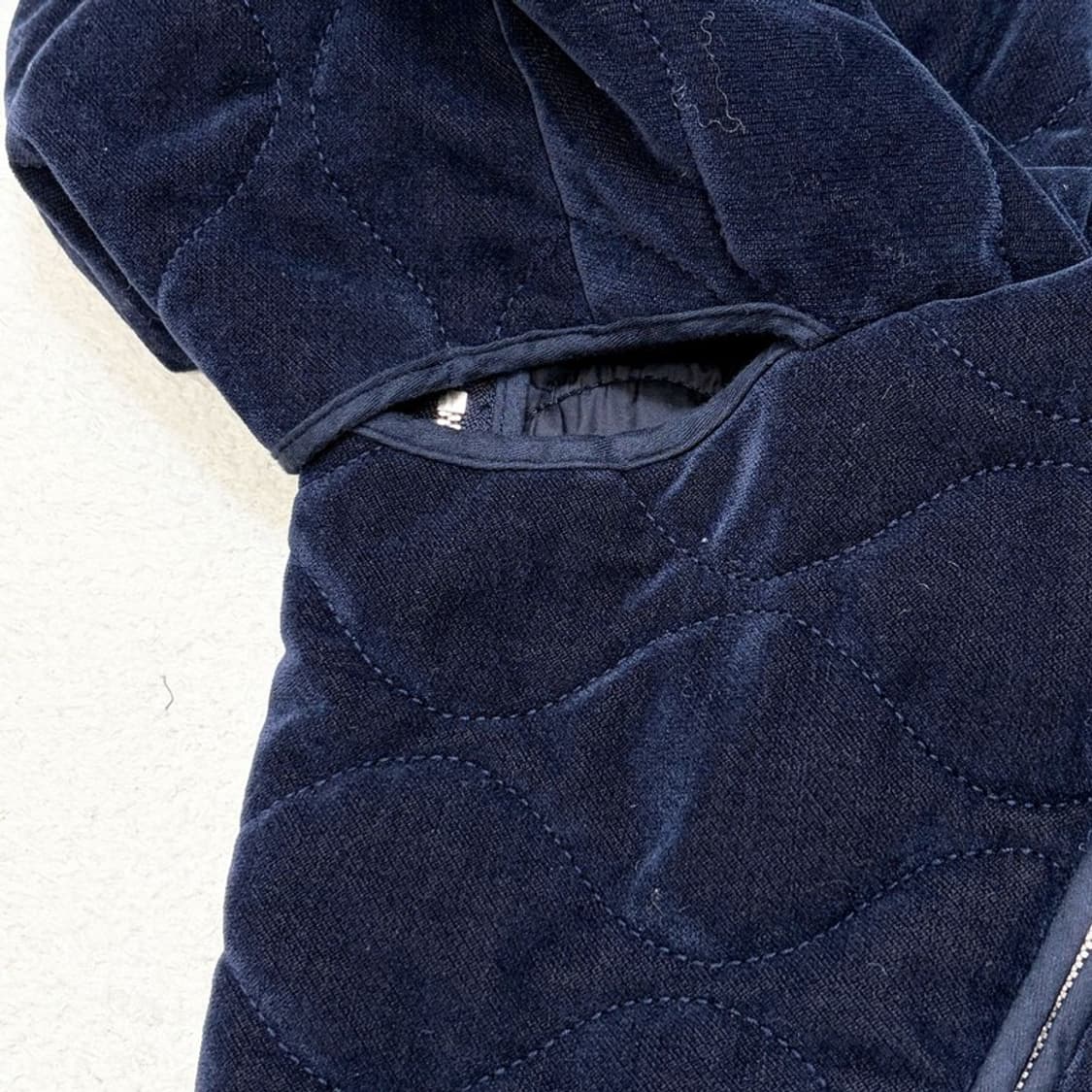 TOM GREYHOUND 네이비 퀼팅 자켓 S 상품이미지4