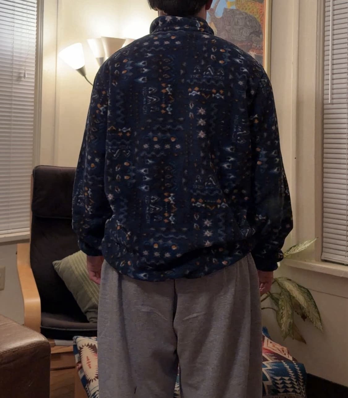 20s 파타고니아 신칠라 스냅-T 네이비/패턴 상품이미지2