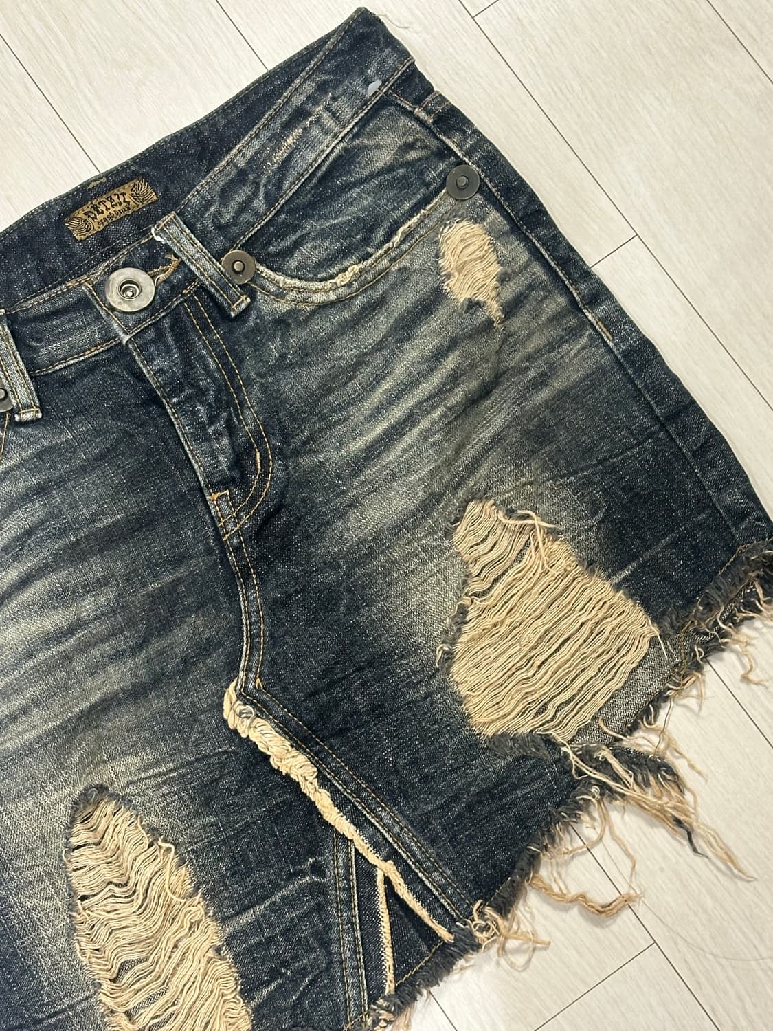 합정빈티지 데님스커트 상품이미지5