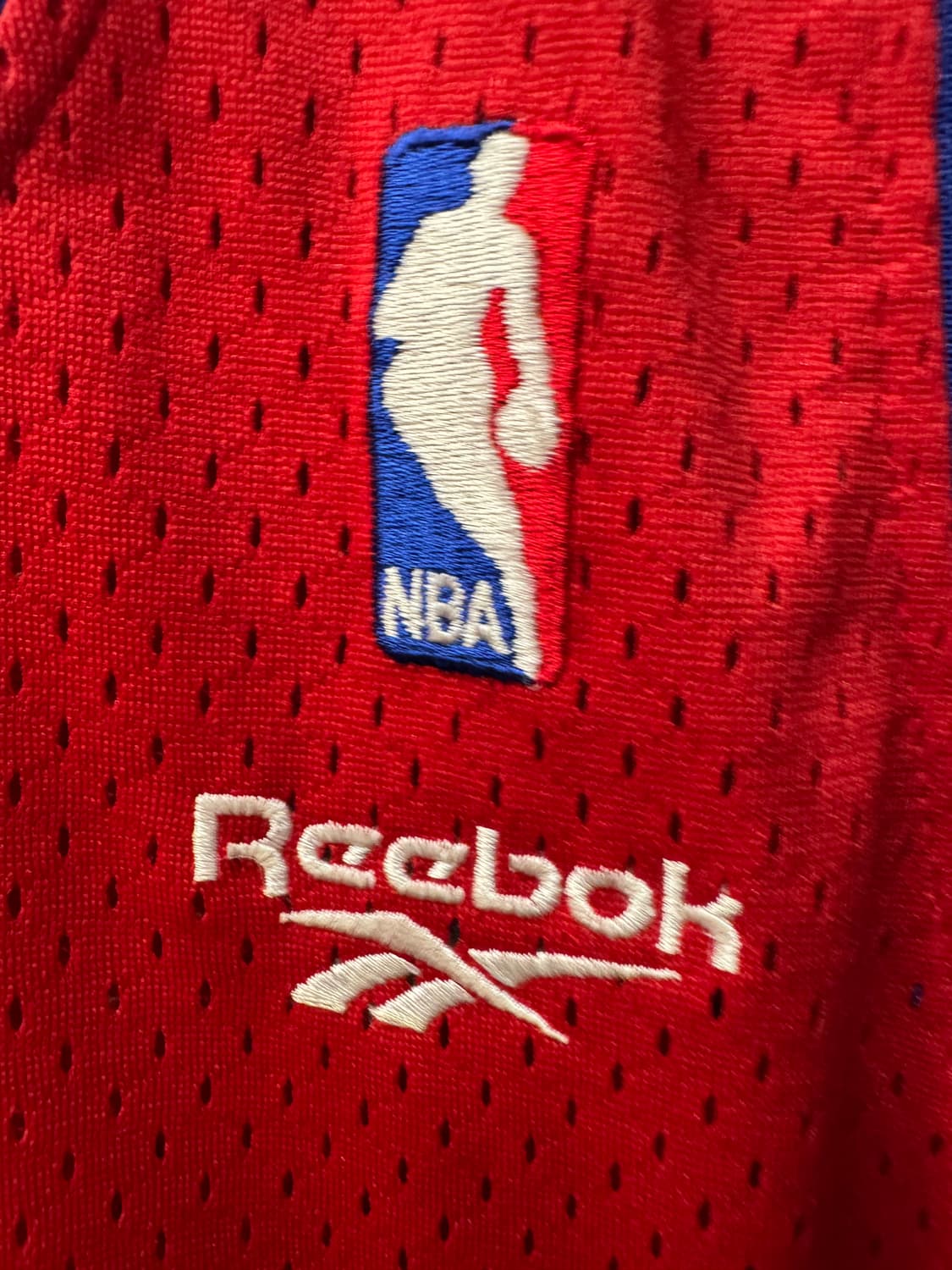 한정판 리복 NBA 전설 더 앤서 필라델피아 식서스 아시버슨져지 L 상품이미지5