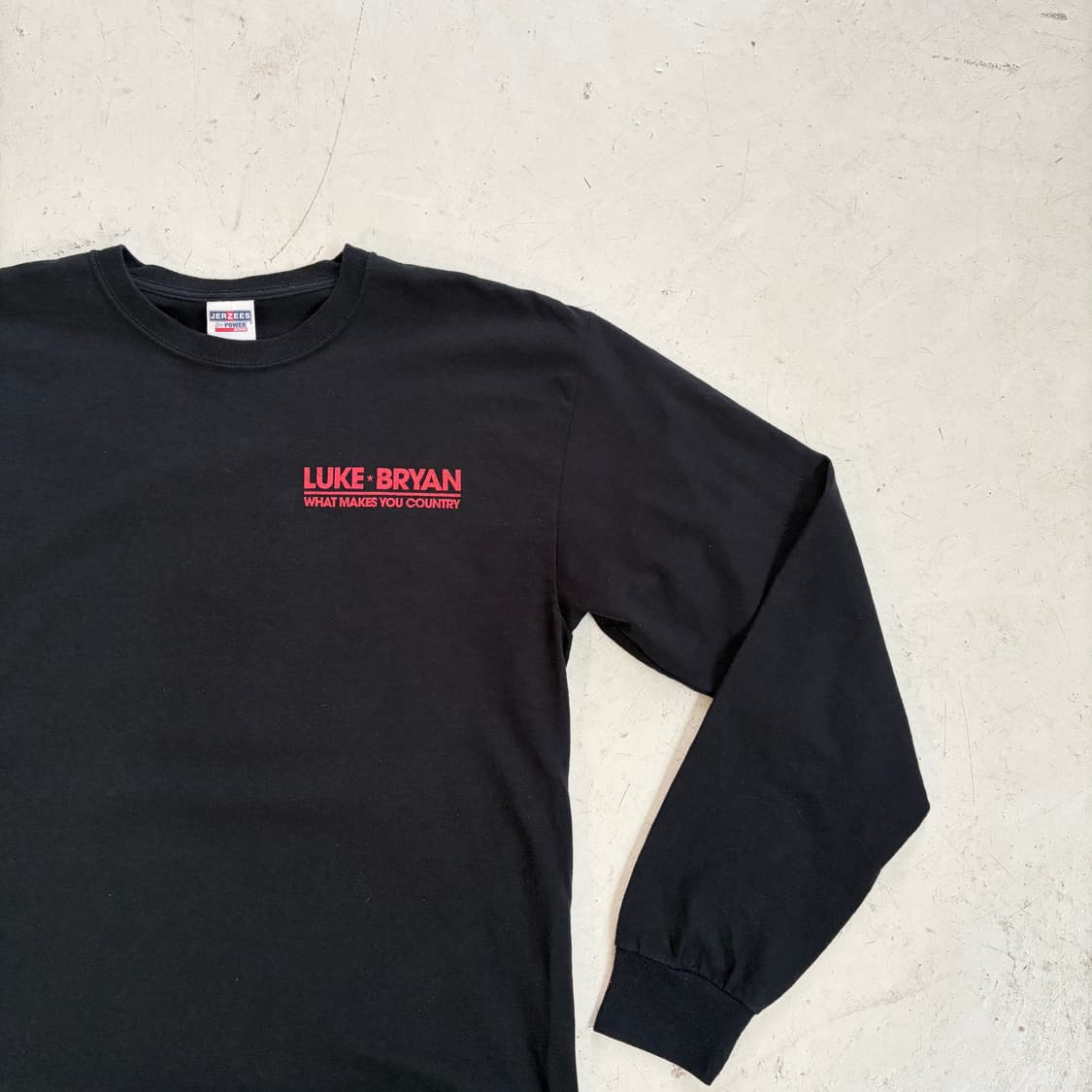 JERZEES 루크 브라이언 콘서트 투어 롱슬리브 M 상품이미지3