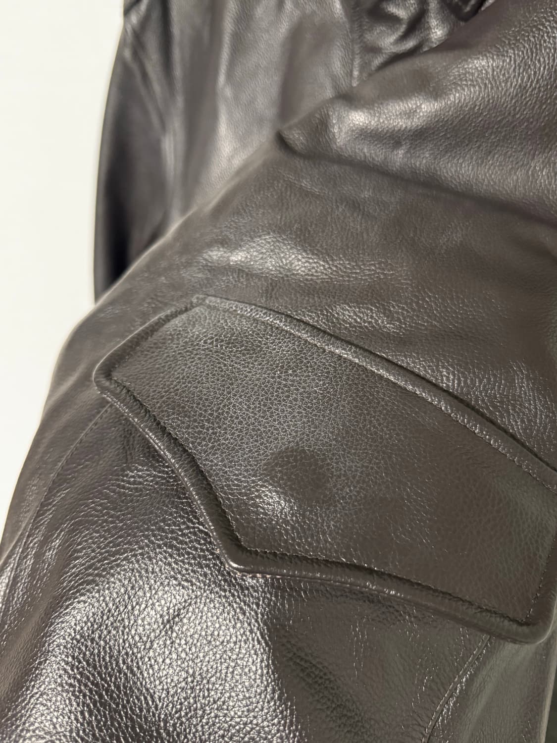 Willis&geiger USA A-2 레더 구스다운 점퍼 상품이미지5