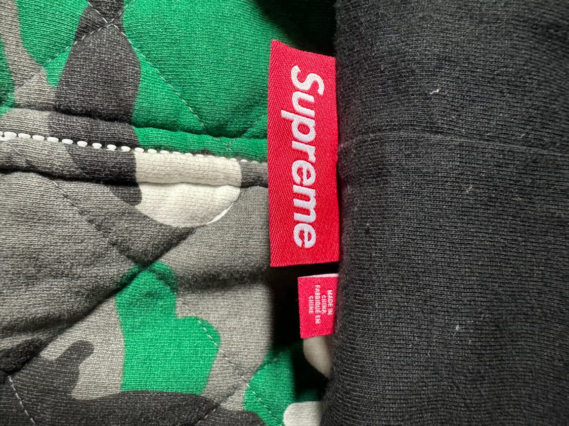Supreme Quilted Zip Up Hooded Sweatshirt 상품이미지7