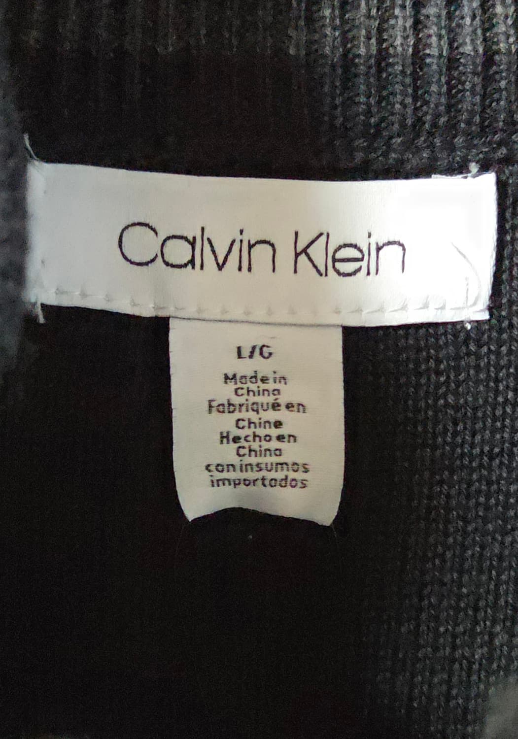 (착샷) 캘빈클라인 집업 니트 가디건 상품이미지4