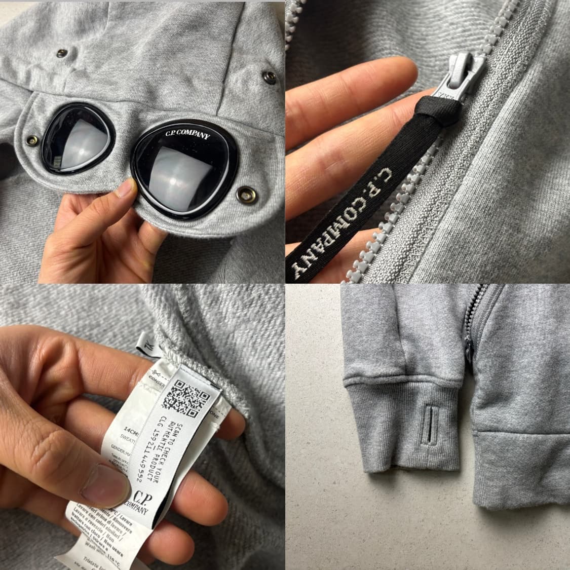 Cp컴퍼니 고글 후드집업 상품이미지4