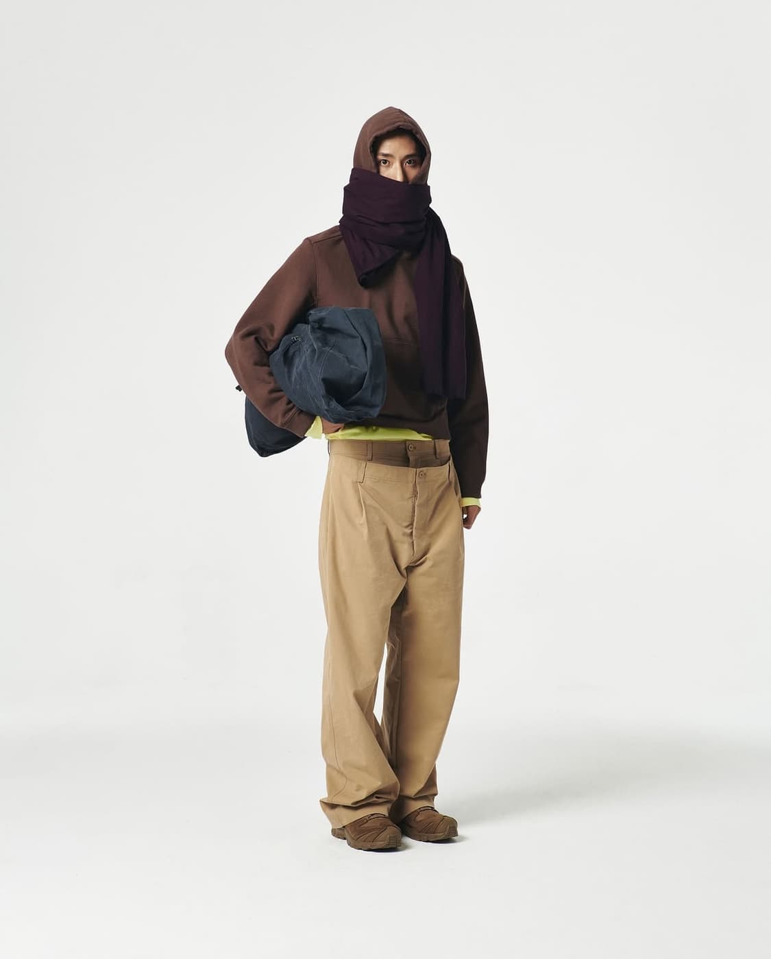 EE 커브드 후드집업 L 상품이미지1