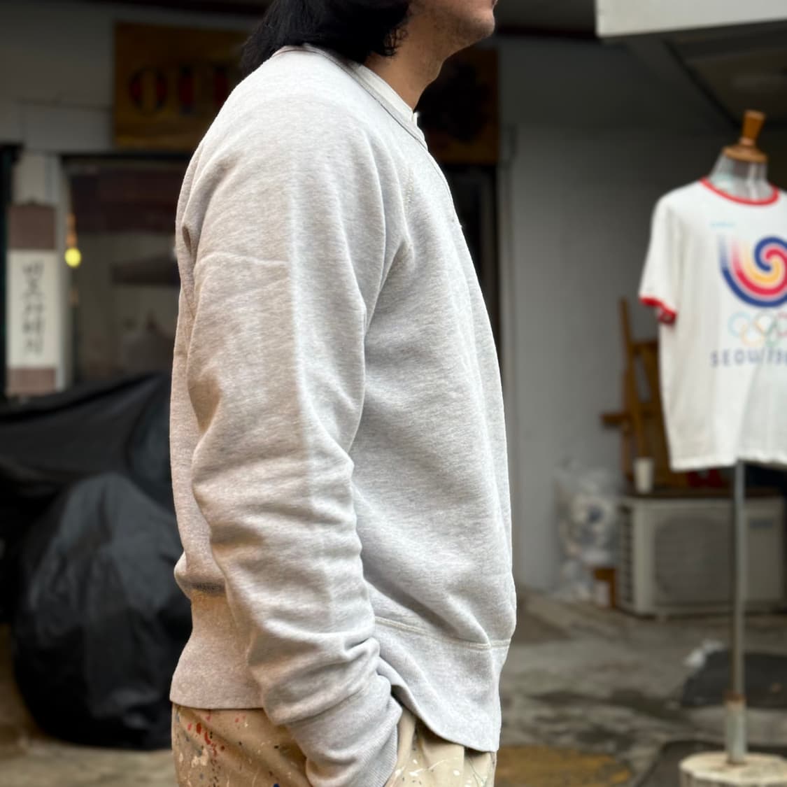 챔피온 x 토드 스나이더 포켓 스웻셔츠 (50s 복각) L 상품이미지9