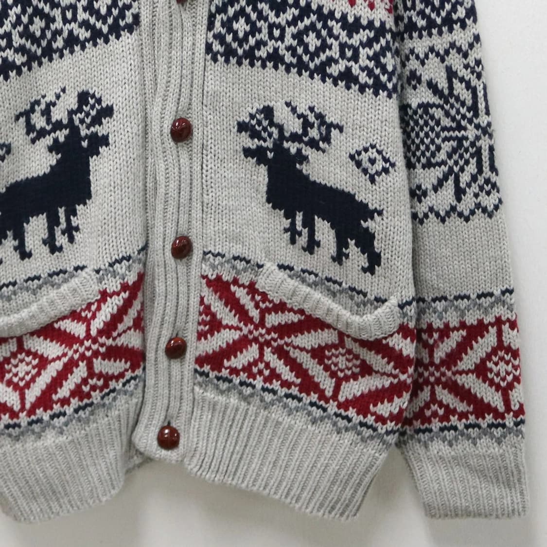 UNION STATION 노르딕 울 혼방 니트가디건 61241 상품이미지4