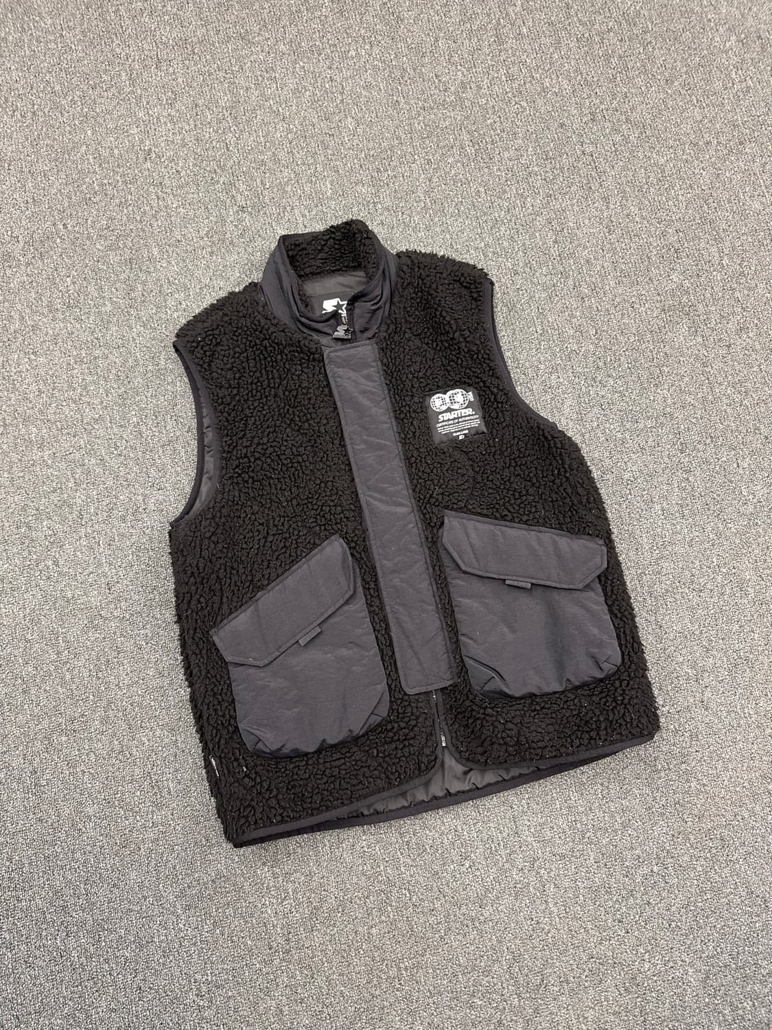 L)스타터 빈티지 셰르파 조끼 패딩 상품이미지2