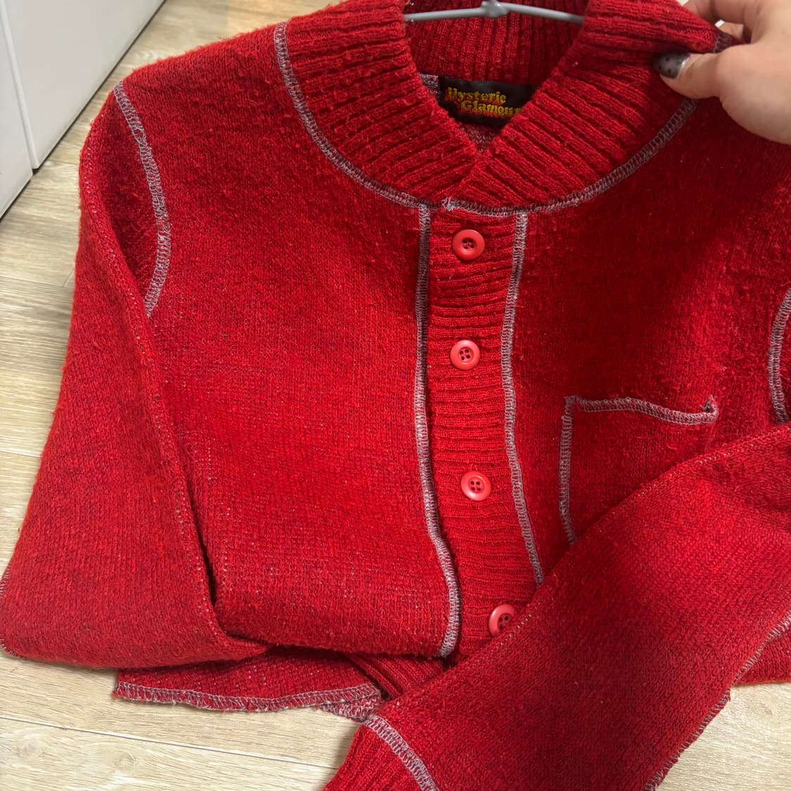 히스테릭글래머 니트 가디건 상품이미지7