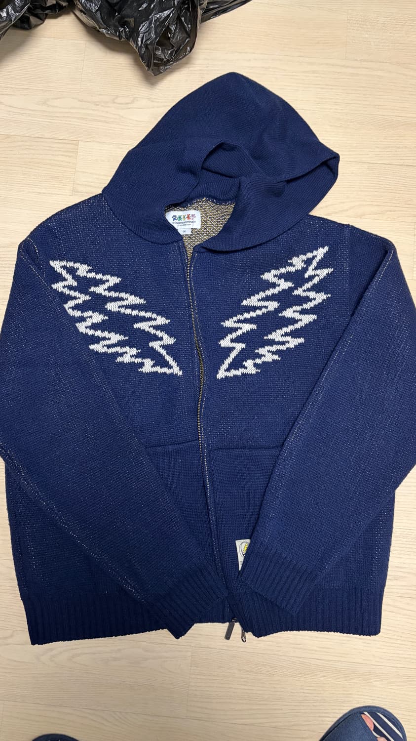 디스이즈네버댓x그레이트풀데드 니트 집업 상품이미지2