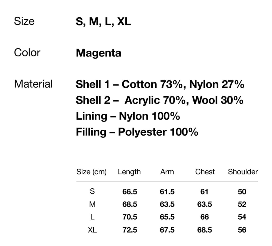 디스이즈네버댓 리버시블 봄버 자켓 S 상품이미지3