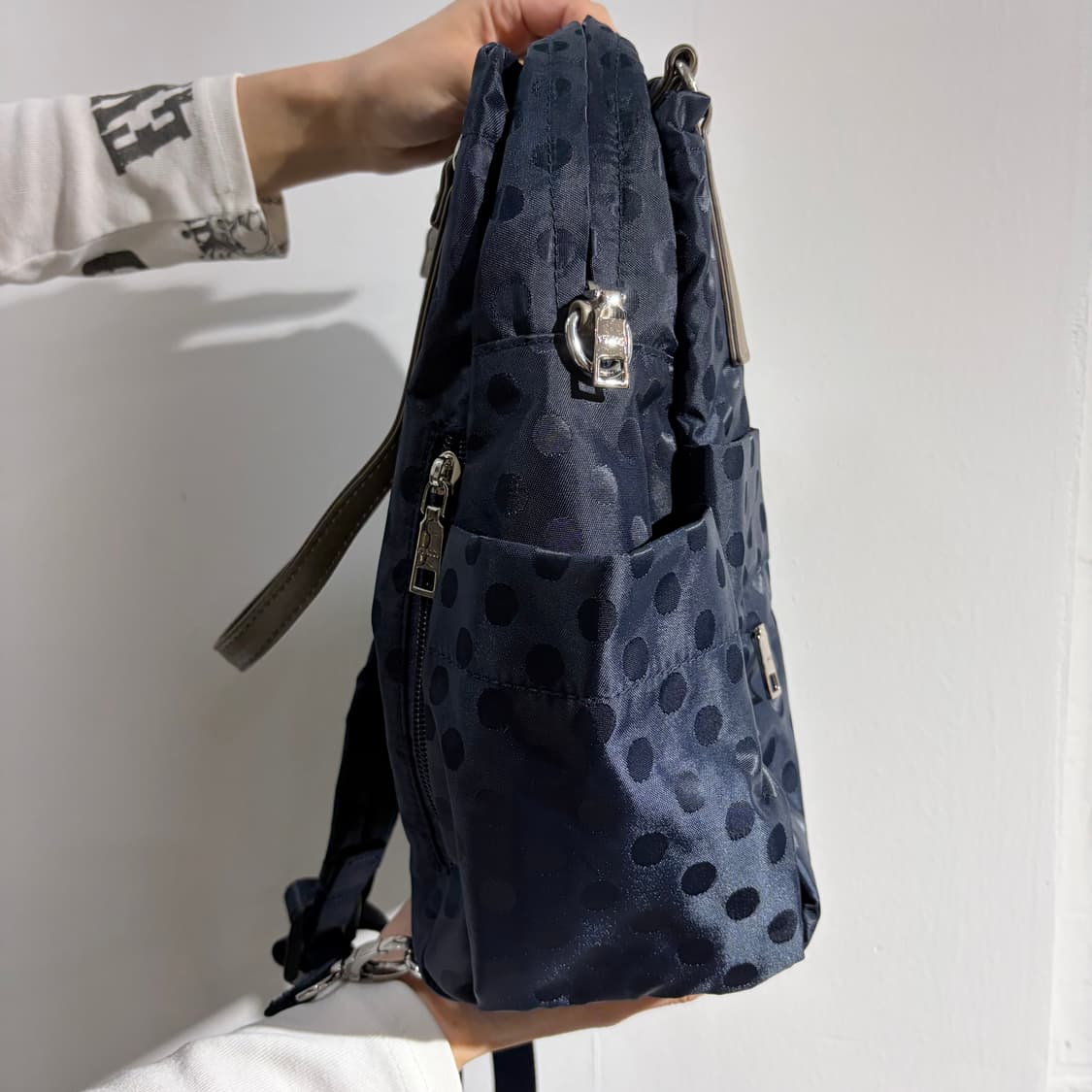 Y'SACCS 요지 야마모토 도트 백팩 가방 상품이미지6