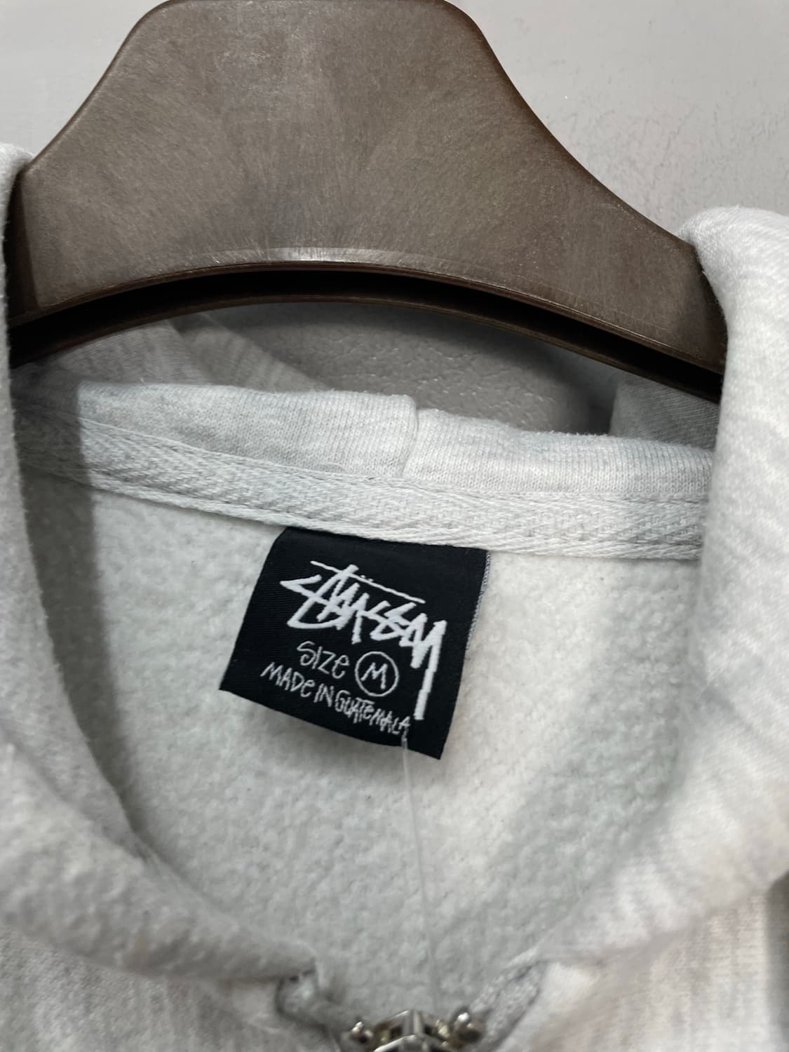 스투시 애쉬헤더 베이직 로고 후드집업 H1821 상품이미지6