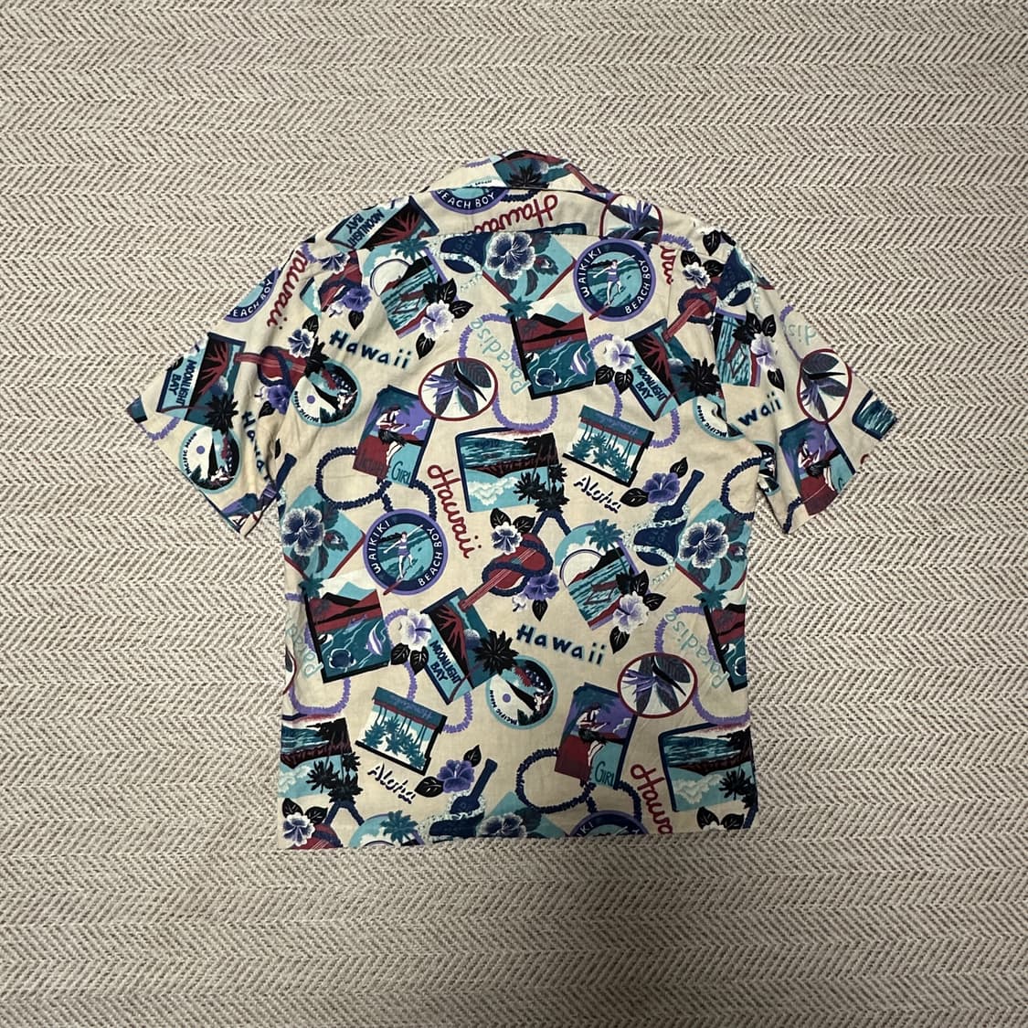 VINTAGE usa made hawaiian shirt 상품이미지2